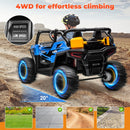 24V Electric 2-Seater Kids Ride-On Truck with Remote Control and 4WD