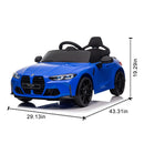 BMW M4 12V Kids Electric Ride-On Car with 2.4G Remote Control and 3 Speed LED Lights