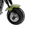 Colorful Light and Music 3-Wheel 6V Electric Ride-On Motorcycle for Kids - Green B9