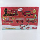Disney Mickey Mouse Holiday Express 21-Piece Train Set with Lights and Sounds for Christmas