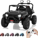 Dual Seat 24V 4WD Electric Ride-On Car with Remote Control and LED Lighting