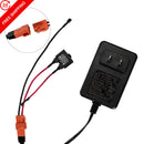 12V Battery Charger for Kids' Ride-On Toys with Black Wire