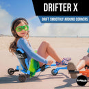 Drifter X Ride-On Toy for Children Aged 4-12, Maximum Weight 154 Lbs - Blue