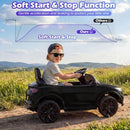 12V Ford Mach E Kids Electric Ride-On Car in Deep Black