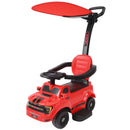 Qaba 3-in-1 Red FORD Shelby Push and Slide Car