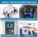 Rescue Adventure Friction-Powered Ambulance Toy for Children