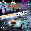 12V Shelby Kids Electric Car, Battery Operated Ride-On Toy with 3 Speed Settings