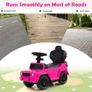 Toddler Ride-On Car with Removable Canopy, Anti-Tipping Features, and Engine Sounds