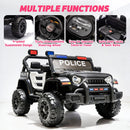 Police Car Ride-On, 12V Electric Vehicle with Parental Control for Kids