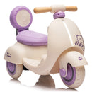 12V Electric 3-Wheel Scooter for Toddlers with Parental Control and Wooden Handle, Ages 1-3 Years