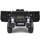 12V Mercedes-Benz Licensed Black Kids Ride-On Car with Trunk and Remote Control