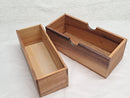 Charming Rectangular Wooden Box, 8" x 3-1/2"