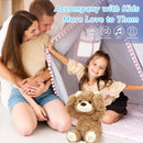 Huggable Peek-A-Boo Bear Plush with Singing and Talking Features