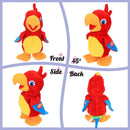 Interactive 8-Inch Plush Talking Parrot Toy for Kids
