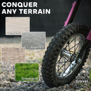 Kids Electric Off-Road Motorcycle, 24V 250W Power, 9.9 MPH, 12-Inch Tires, Rear Suspension