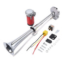 12V 150DB Chrome Zinc Single Trumpet Air Horn for Trucks