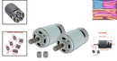 Set of 2 24V 30000RPM Electric Motors for Kids' Powered Wheels