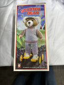 VINTAGE 1980s BATTERY-OPERATED SCOOTER BEAR IN ORIGINAL BOX