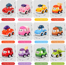 12-Piece Construction Pull Back Car Toy Set for Toddlers Aged 1 to 3