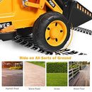 Electric Ride-On Excavator Toy with 6V Battery and Controllable Features