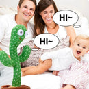 Interactive Plush Dancing Cactus Toy that Repeats Your Words and Sings