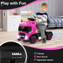 6V Battery-Powered Kids Electric Ride-On Truck with LED Lights