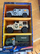 Mini Military 3-Pack Toy Vehicles with Lights and Sounds