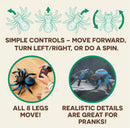 LED-Eyed RC Spider Toy with Fun 360 Spin for Thrilling Playtime