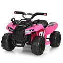 6V Battery-Powered Electric Kids ATV Quad with Storage