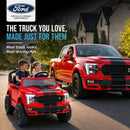 24V Kids 2-Seater Ride-On Car, Official Ford F-150 Shelby Edition