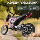 Neche Pink MX350 Electric Motorcycle with 350W Power