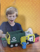 JOYIN 35-Piece Garbage Truck Toy Set with Lights, Sounds, and Friction Power