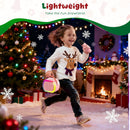 Portable Pink Karaoke Set for Kids with Dual Wireless Microphones