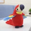 Interactive Talking Macaw Plush Toy - Repeats Your Words