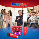 Compact Karaoke Toy for Kids: Fun Birthday Present for Ages 4-6 in Red