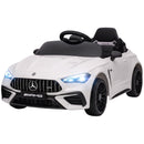 Mercedes AMG CLE 53 Kids Electric Ride-On Car with Remote Control, White