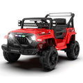 12V Electric Truck for Kids with Parental Control, 2WD and Four-Wheel Suspension