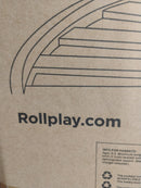 ROLLPLAY Steam Train Ride-On Toy with Tracks for Ages 2-5, 6V, 45lb Weight Capacity