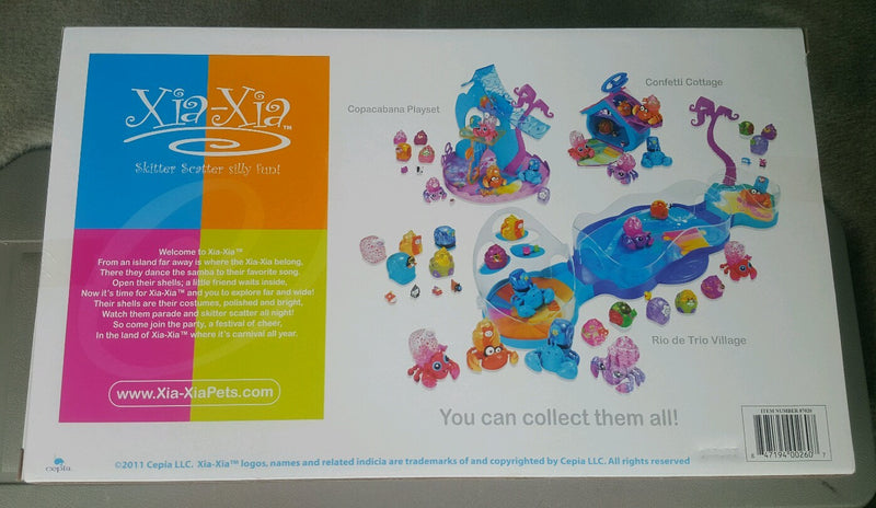 Xia Xia Rio de Trio Village 3-Room Playset Habitat for Creative Play