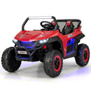 12V Dual-Seat Electric UTV for Kids with Suspension, Lights, and Music