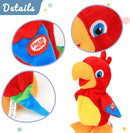 Interactive 8-Inch Plush Talking Parrot Toy for Kids