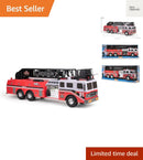 Titanic Fire Truck Toy with Realistic Lights and Siren - 29" Jumbo Size