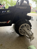 Miniature Car Wheels and Rims for Trash Cans