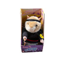 2001 Gemmy Retro Kung Fu Dancing Hamster with Nunchucks in Black Gi
