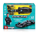 Bburago 1:24 Scale 2023 Mercedes W14 Model Kit featuring Russell