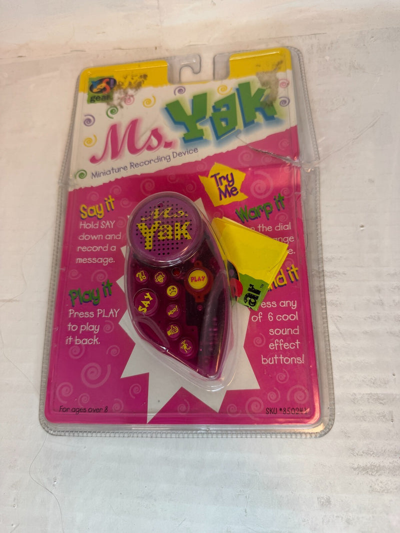 Miniature Pink 1997 Recording Device Model MS Yak Entertainment Corp Not Tested