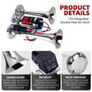 150dB Super Loud Air Horn for Cars, Trucks, and Boats - 12V Compressor