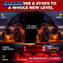 16-Pack Multi-Color Five-Sided RGB Rock Lights for Trucks, Jeeps, UTVs, SUVs, ATVs, and Golf Carts