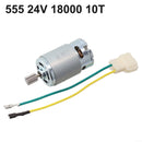 550 24V 18000RPM Electric Motor for Children's Ride-On Vehicle, DL 555-C 24V Fast Performance