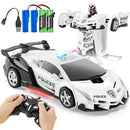 2.4G Rechargeable RC Police Car Transformer Toy
